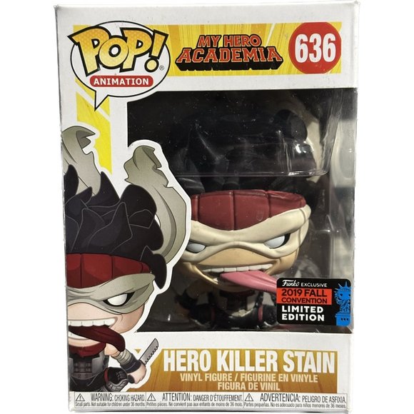 My Hero Academia Killer Stain 2019 NYCC Shared Exclusive Funko Pop!